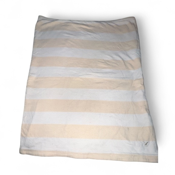 American Eagle Outfitters Dresses & Skirts - American Eagle Outfitters Cream and White Striped Midi Skirt